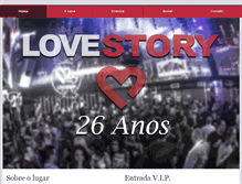 Tablet Screenshot of danceterialovestory.tur.br
